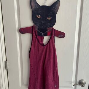 Smartwool pink and purple stripe Tank Top